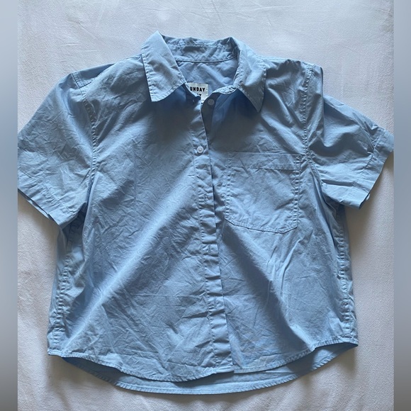 Sunday best Eliza shirt - blue / chambray - Picture 2 of 10